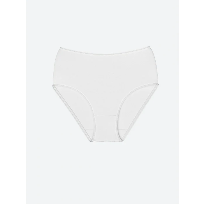 LCW DREAM Beyaz Düz Klasik Külot 3lü Paket