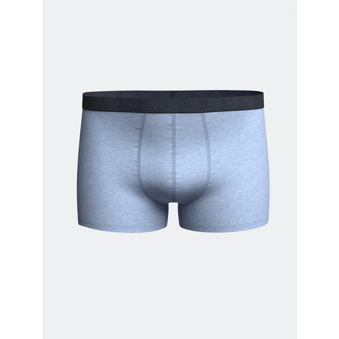 LC WAIKIKI Mavi Standart Kalıp Pamuklu Esnek Erkek Boxer 3lü