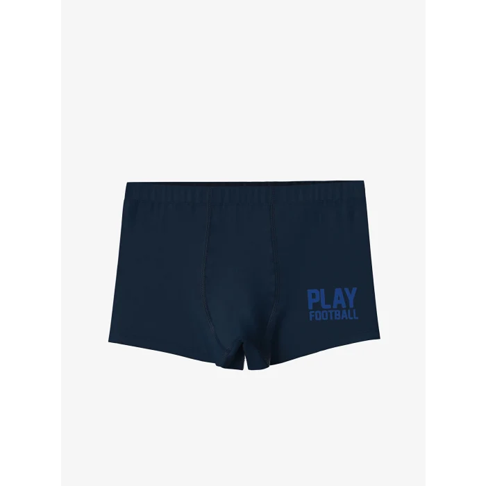 LCW Kids Gri Baskılı Erkek Çocuk Boxer 3lü