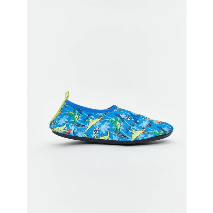 LCW STEPS Mavi Baskılı Erkek Çocuk Deniz Ayakkabısı