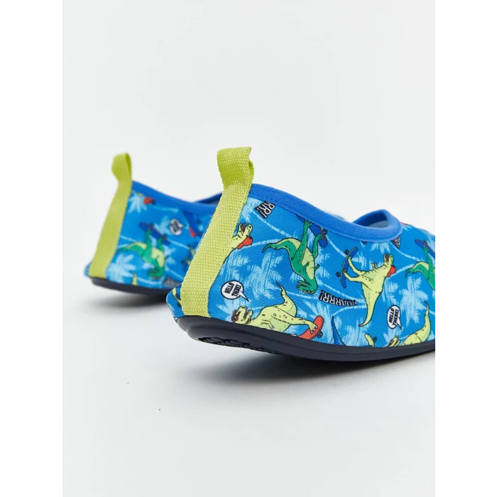 LCW STEPS Mavi Baskılı Erkek Çocuk Deniz Ayakkabısı