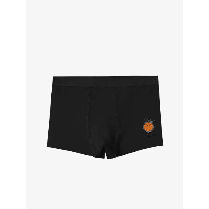 LCW Kids Gri Baskılı Erkek Çocuk Boxer 3lü