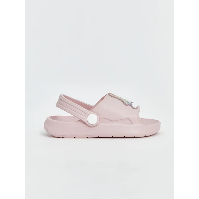 LCW STEPS Pembe Baskılı Kız Çocuk Plaj Sandaleti