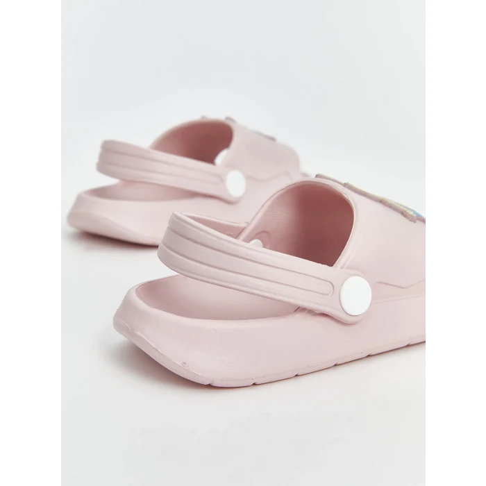 LCW STEPS Pembe Baskılı Kız Çocuk Plaj Sandaleti