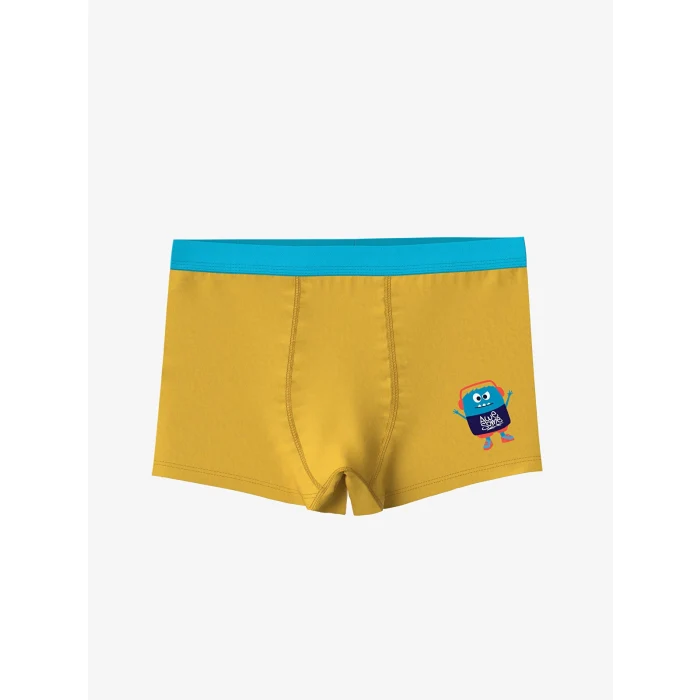 LCW Kids Beyaz Baskılı Erkek Çocuk Boxer 3lü