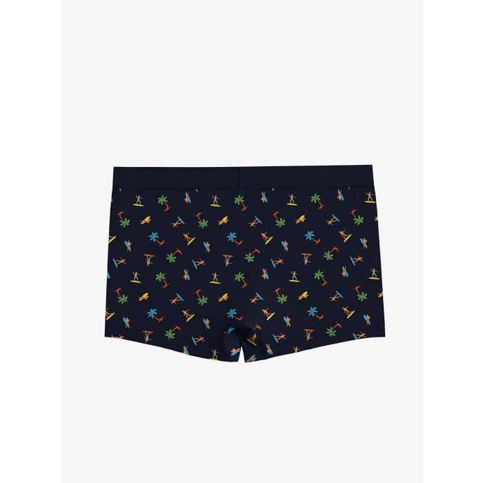 LCW Kids Lacivert Baskılı Erkek Çocuk Boxer 3lü