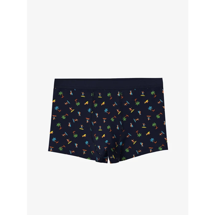 LCW Kids Lacivert Baskılı Erkek Çocuk Boxer 3lü