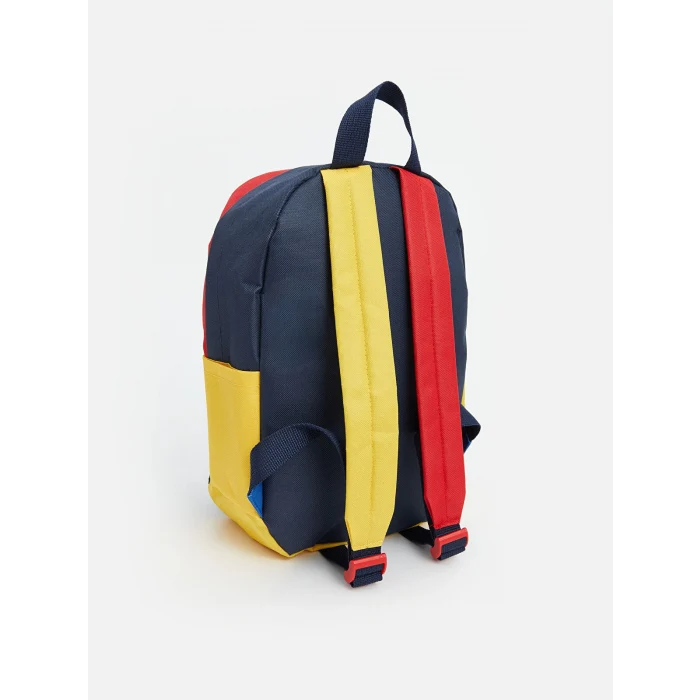 LCW ACCESSORIES Lacivert Renk Bloklu Erkek Çocuk Sırt Çantası