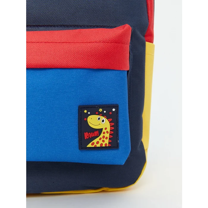 LCW ACCESSORIES Lacivert Renk Bloklu Erkek Çocuk Sırt Çantası