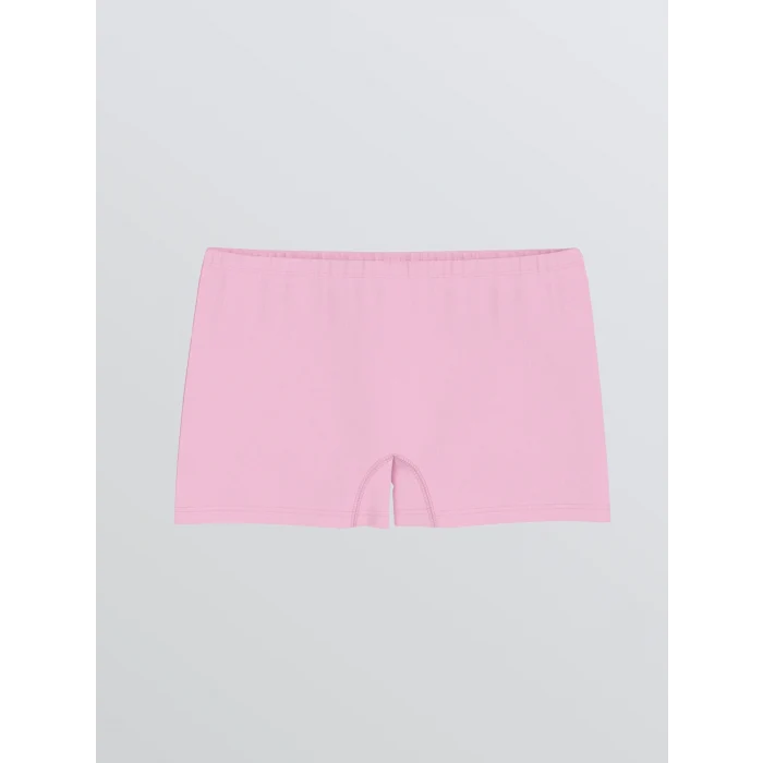 LCW Kids Sari Baskılı Kız Çocuk Boxer 3lü