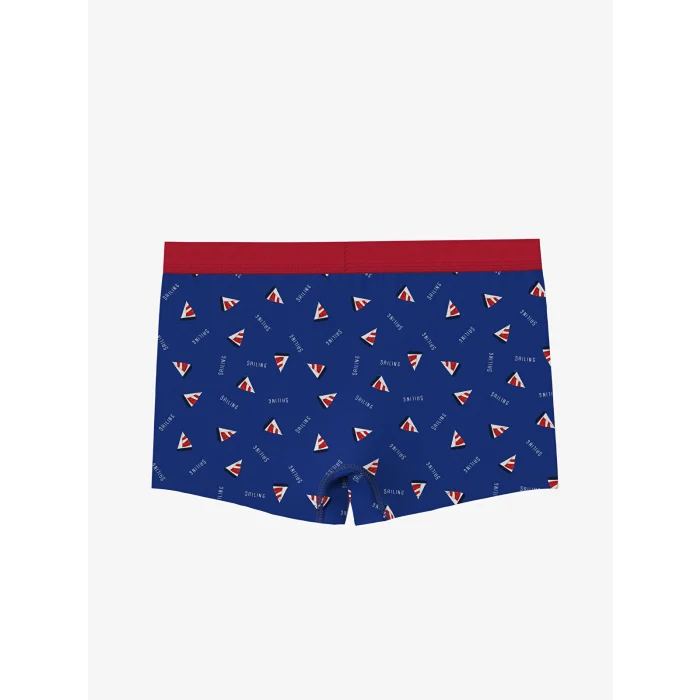 LCW Kids Mavi Baskılı Erkek Çocuk Boxer 3lü