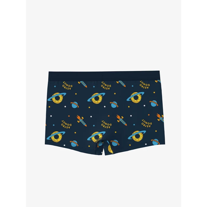 LCW Kids Lacivert Baskılı Erkek Çocuk Boxer 3lü