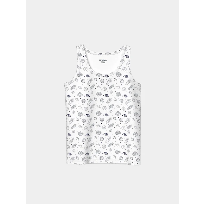 LCW Kids Beyaz Bisiklet Yaka Erkek Çocuk Atlet 2li