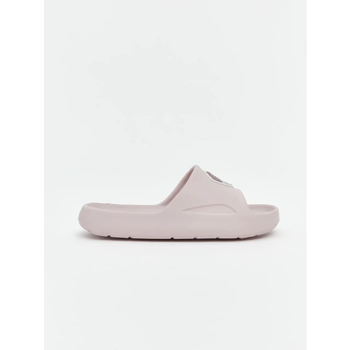 LCW STEPS Pembe Tek Bantlı Baskılı Kız Çocuk Terlik