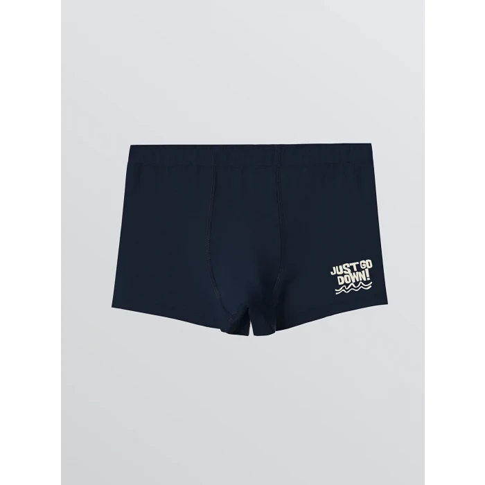 LCW Kids Lacivert Baskılı Erkek Çocuk Boxer 3lü