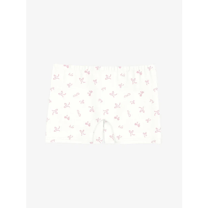 LCW Kids Sari Baskılı Kız Çocuk Boxer 3lü