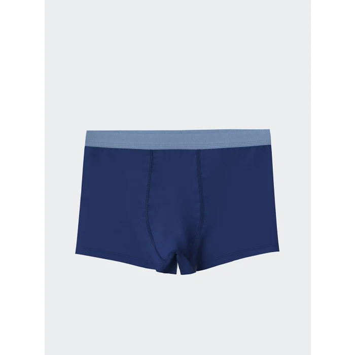 LCW Kids Mavi Baskılı Erkek Çocuk Boxer 3lü