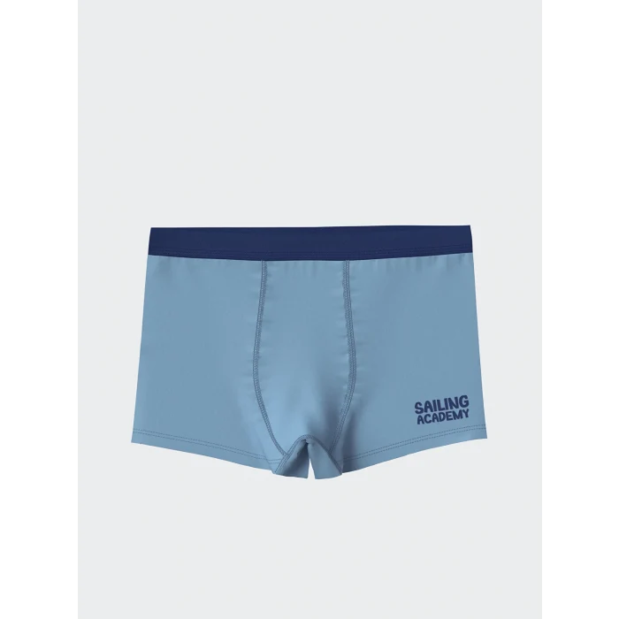 LCW Kids Mavi Baskılı Erkek Çocuk Boxer 3lü