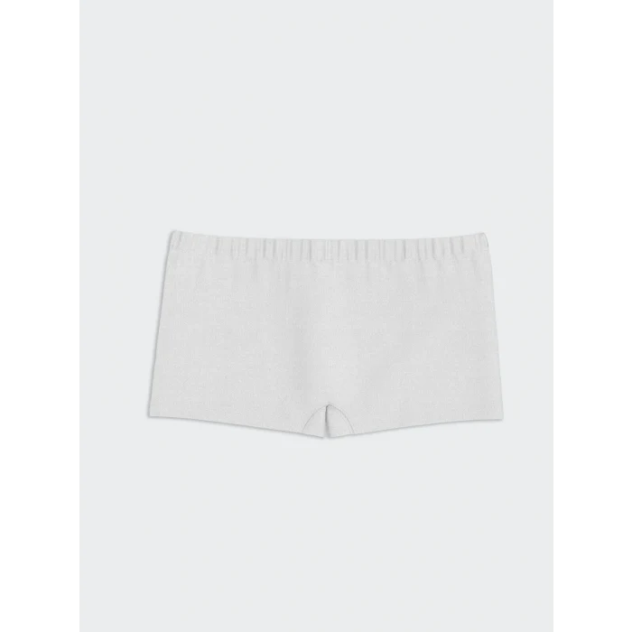 LCW Kids Beyaz Baskılı Kız Çocuk Boxer 3lü