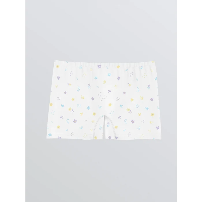 LCW Kids Lila Baskılı Kız Çocuk Boxer 3lü