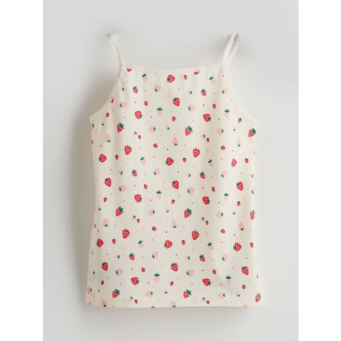 LCW Kids Pembe Kare Yaka Kız Çocuk Atlet 2li