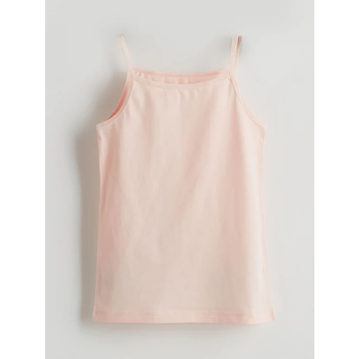 LCW Kids Pembe Kare Yaka Kız Çocuk Atlet 2li