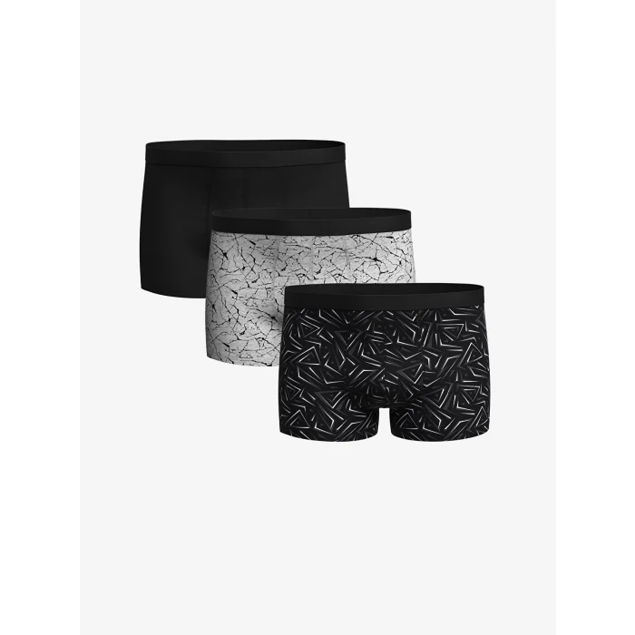 LC WAIKIKI Gri Standart Kalıp Pamuklu Esnek Erkek Boxer 3lü