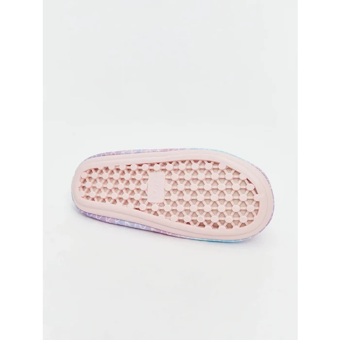 LCW STEPS Mavi Desenli Kız Bebek Deniz Ayakkabısı