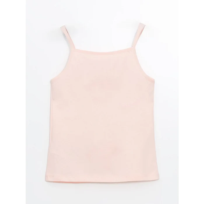 LCW Kids Pembe Kare Yaka Kız Çocuk Atlet 2li