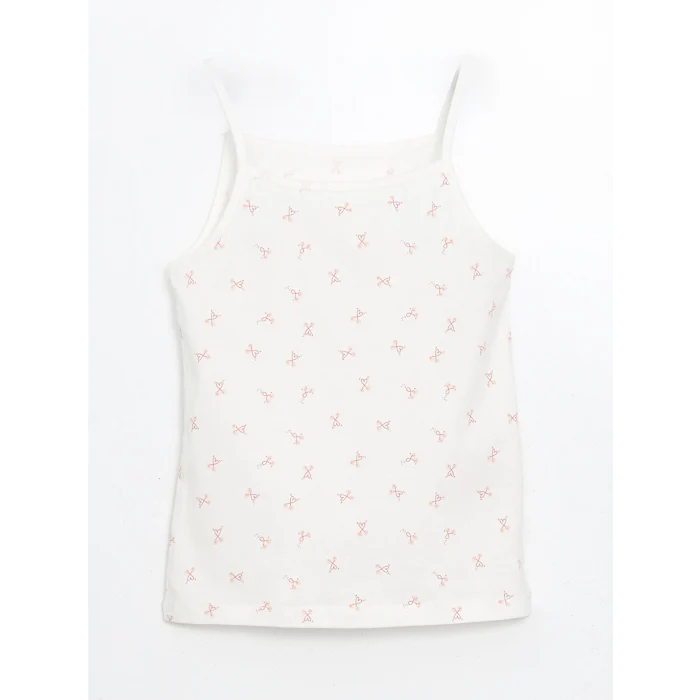 LCW Kids Pembe Kare Yaka Kız Çocuk Atlet 2li