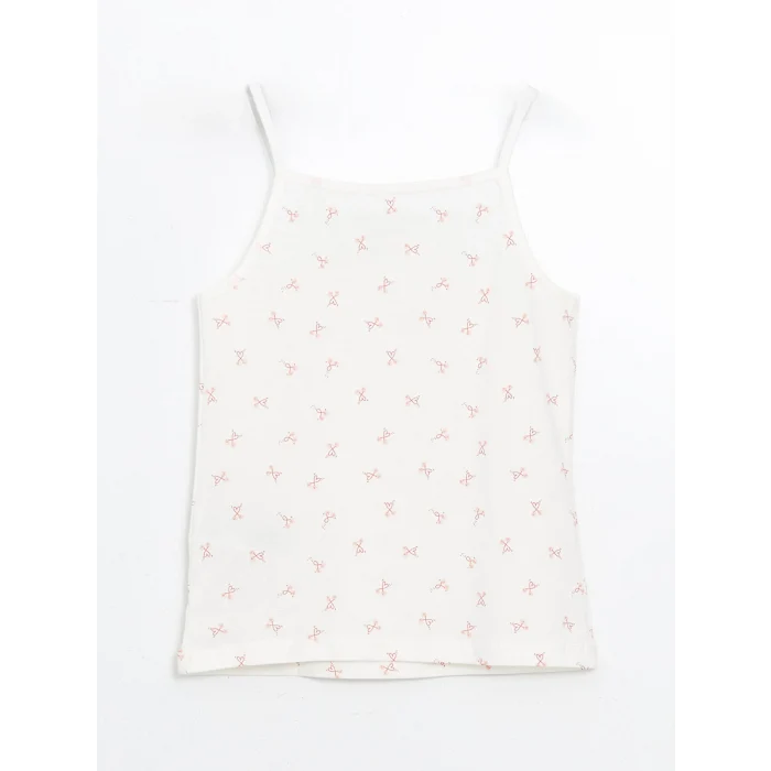 LCW Kids Pembe Kare Yaka Kız Çocuk Atlet 2li