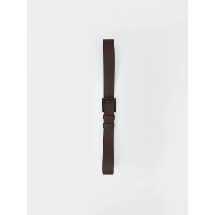 LCW ACCESSORIES Kahverengi Hakiki Deri Erkek Kemer