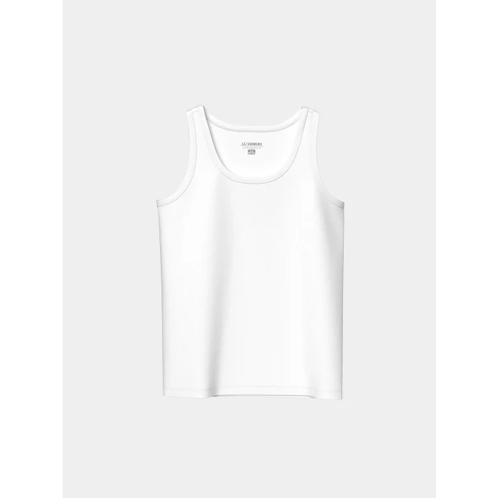 LCW Kids Siyah Bisiklet Yaka Erkek Çocuk Atlet 2li