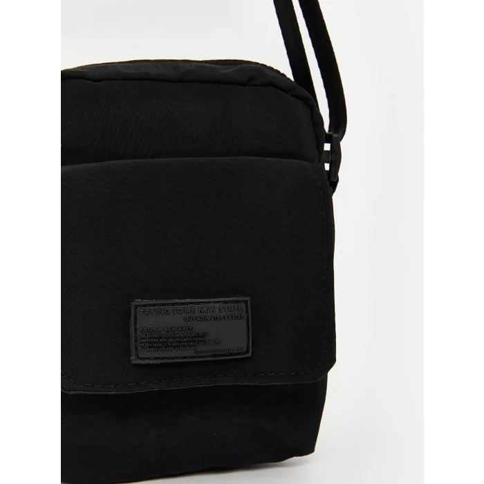 LCW ACCESSORIES Siyah Ayarlanabilir Askılı Erkek Omuz Çantası