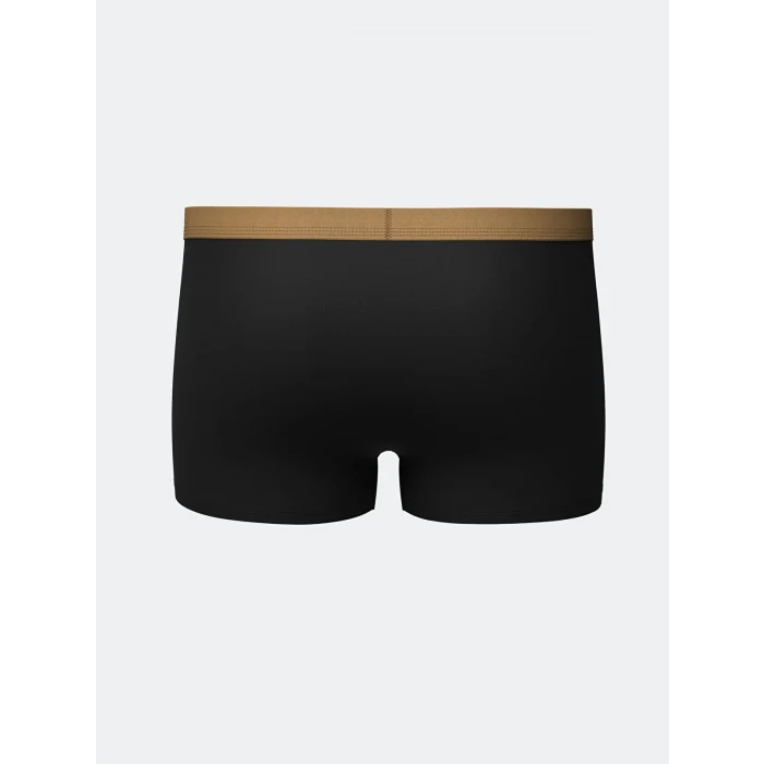 LC WAIKIKI Siyah Standart Kalıp Pamuklu Esnek Erkek Boxer 3lü