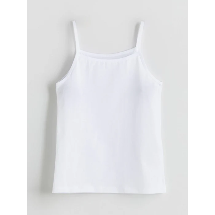 LCW Kids Pembe Kare Yaka Kız Çocuk Atlet 2li