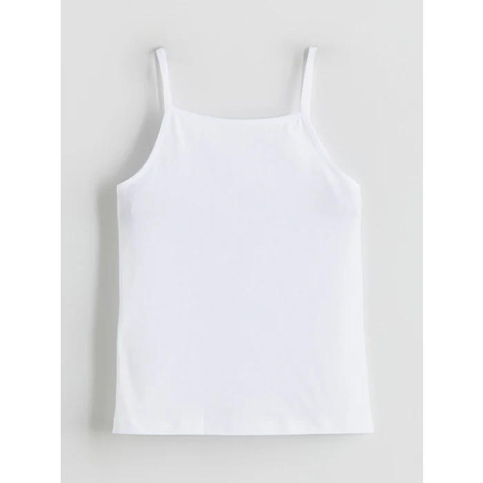 LCW Kids Pembe Kare Yaka Kız Çocuk Atlet 2li