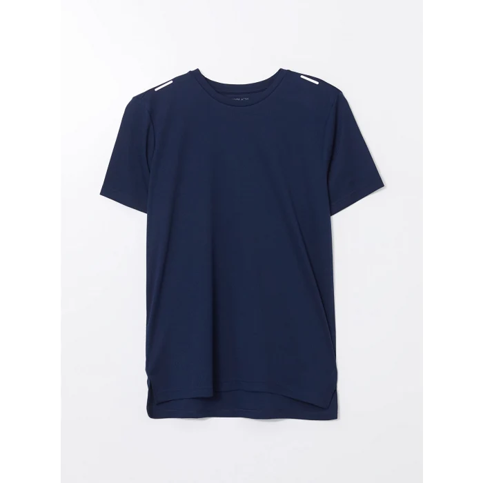 XSIDE ACTIVE Indigo Bisiklet Yaka Kısa Kollu Erkek Spor Tişört