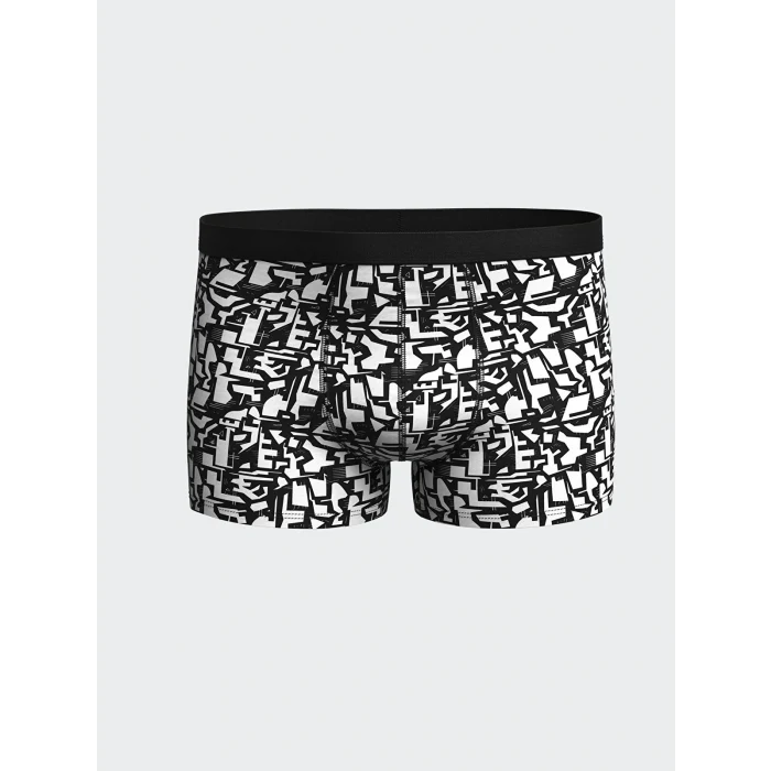LC WAIKIKI Siyah Standart Kalıp Pamuklu Esnek Erkek Boxer 3lü