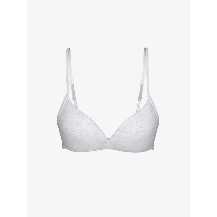 LCW Young Gri Balensiz Dolgusuz Düz İlk Sütyen