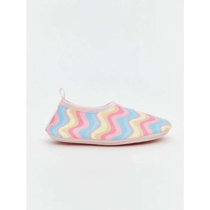 LCW STEPS Karişik Desenli Kız Bebek Deniz Ayakkabısı