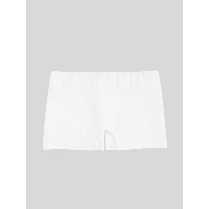 LCW Kids Beyaz Basic Kız Çocuk Boxer 3lü