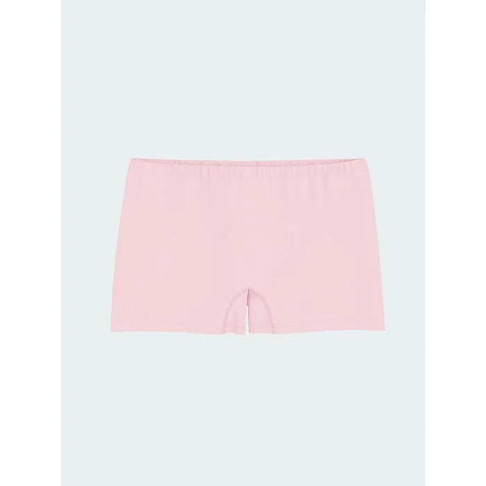 LCW Kids Beyaz Çiçekli Kız Çocuk Boxer 3lü