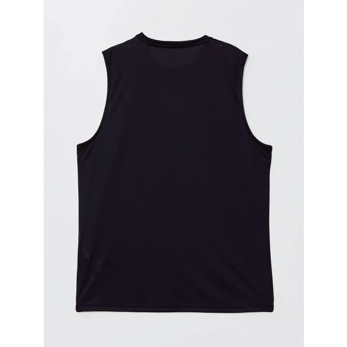 XSIDE ACTIVE Siyah Bisiklet Yaka Erkek Kolsuz Tişört