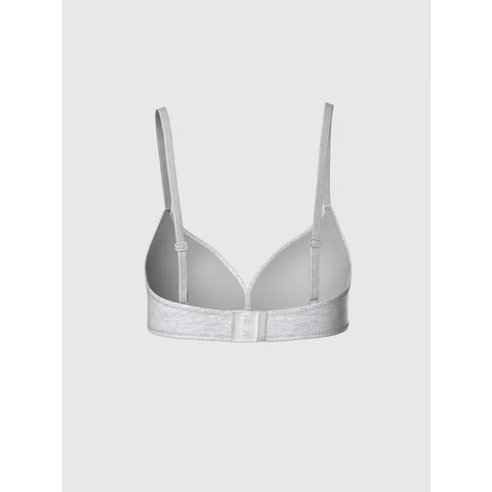LCW DREAM Gri Balensiz Dolgusuz Düz Sütyen