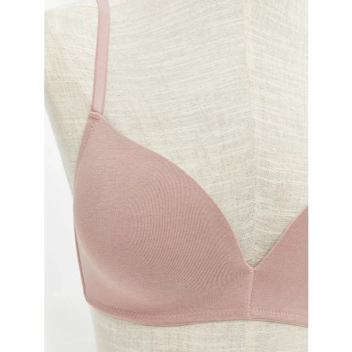 LCW DREAM Pembe Balensiz Dolgusuz Düz Üçgen Sütyen