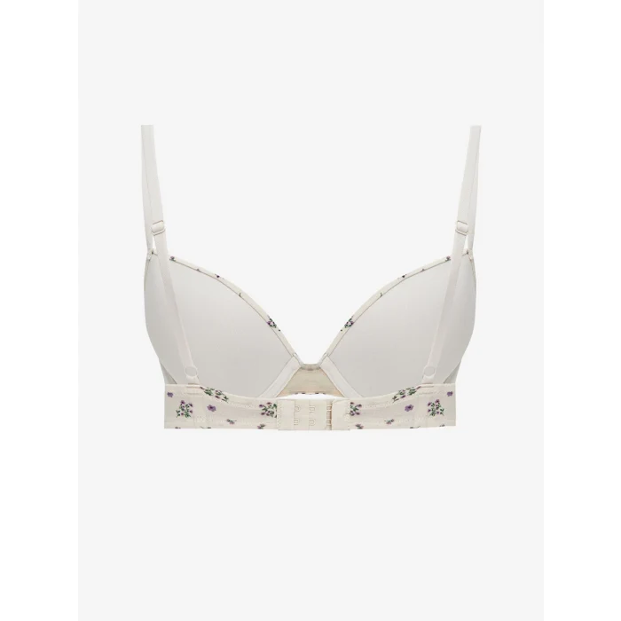 LCW DREAM Pembe Balenli Dolgusuz Çiçekli Tişört Sütyen