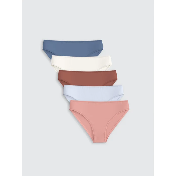 LCW DREAM Pembe Düz Bikini Külot 5li Paket