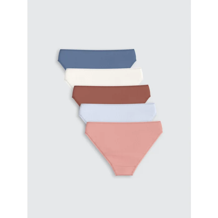 LCW DREAM Pembe Düz Bikini Külot 5li Paket