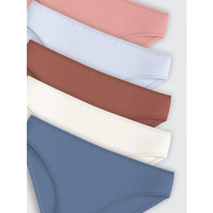 LCW DREAM Pembe Düz Bikini Külot 5li Paket